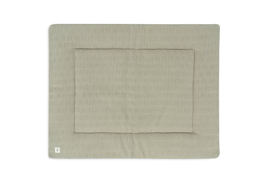 Maniežo kilimėlis 75×95cm „Grain Knit“, alyvuogių žalios spalvos