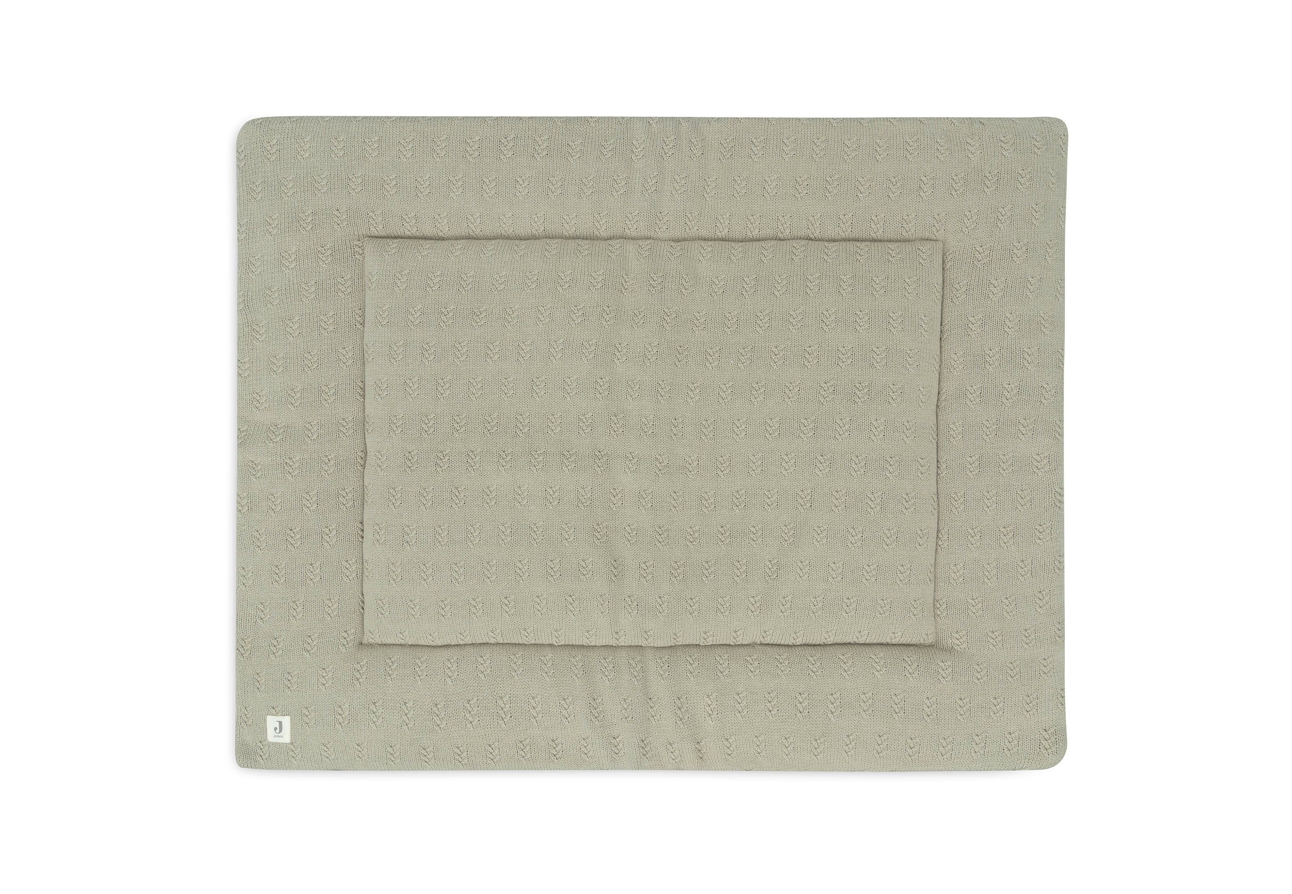 Maniežo kilimėlis 75×95cm „Grain Knit“, alyvuogių žalios spalvos