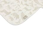 Bib Waterproof with Sleeves Animals, alyvuogių žalios spalvos