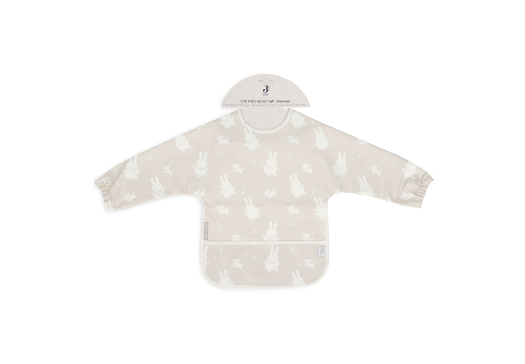 Bib Waterproof with Sleeves Miffy & Snuffy, nougato spalvos
