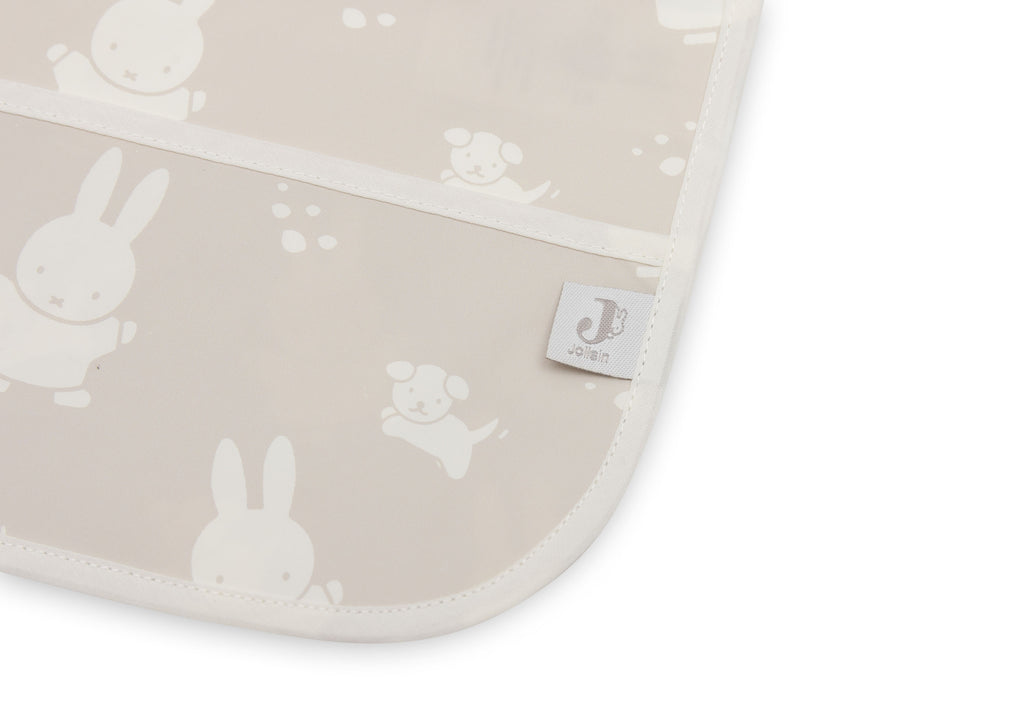 Bib Waterproof with Sleeves Miffy & Snuffy, nougato spalvos