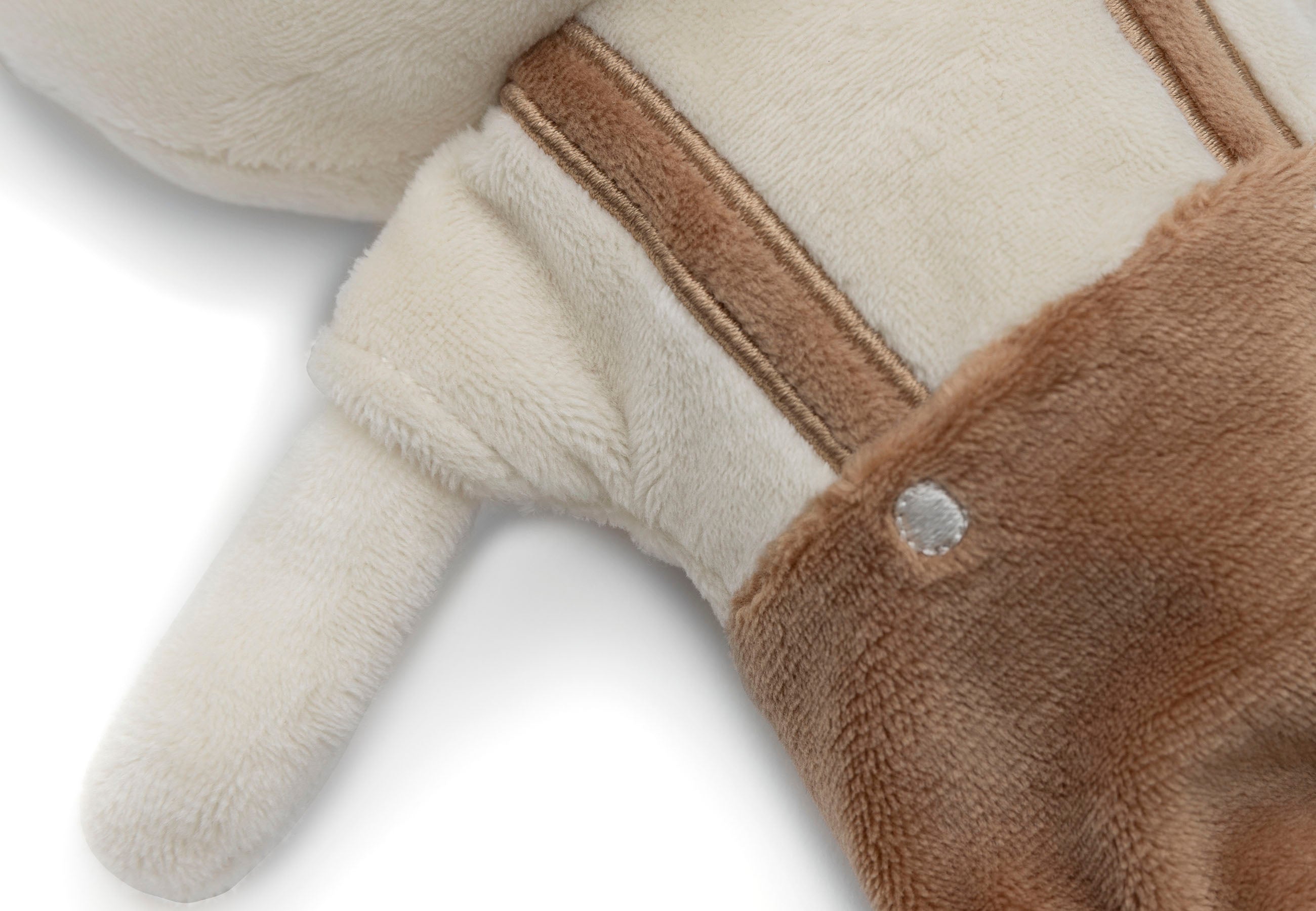 Minkštas žaislas – pelytė, baltos spalvos