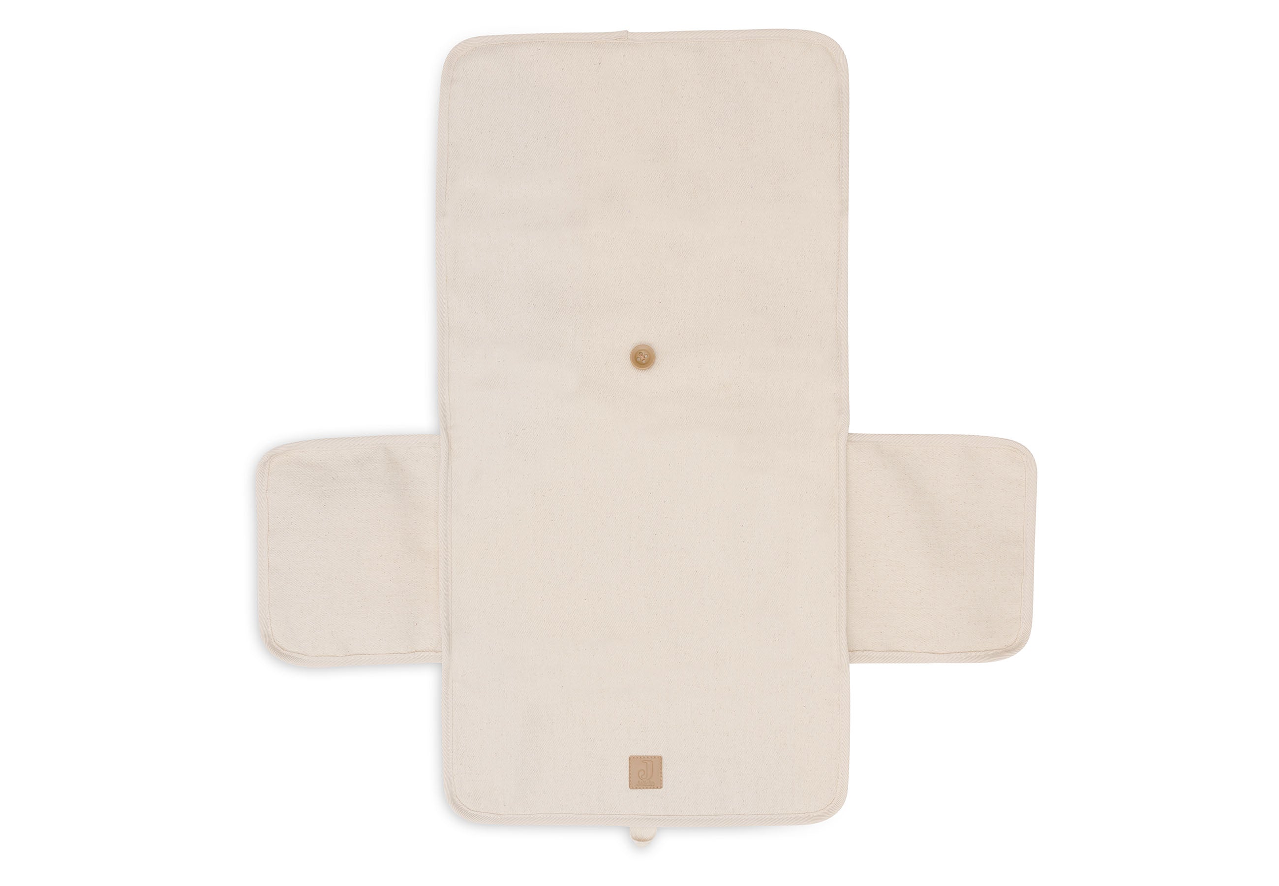 Nešiojamas vystymo kilimėlis su kišenėlėmis „Twill“, natūralios spalvos