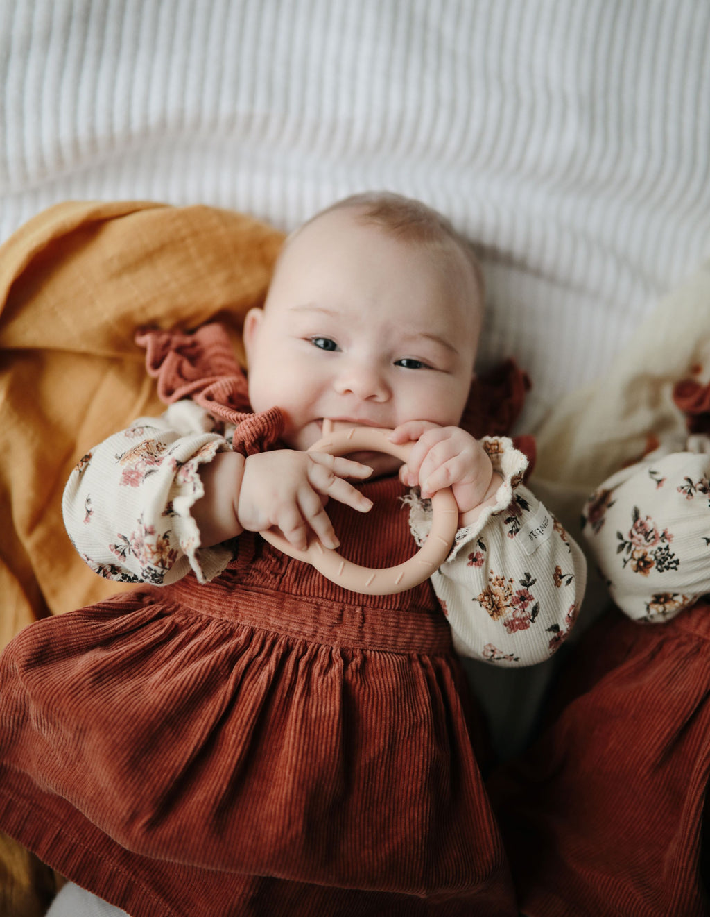 Mushie kramtukas „Katinas“ – Blush