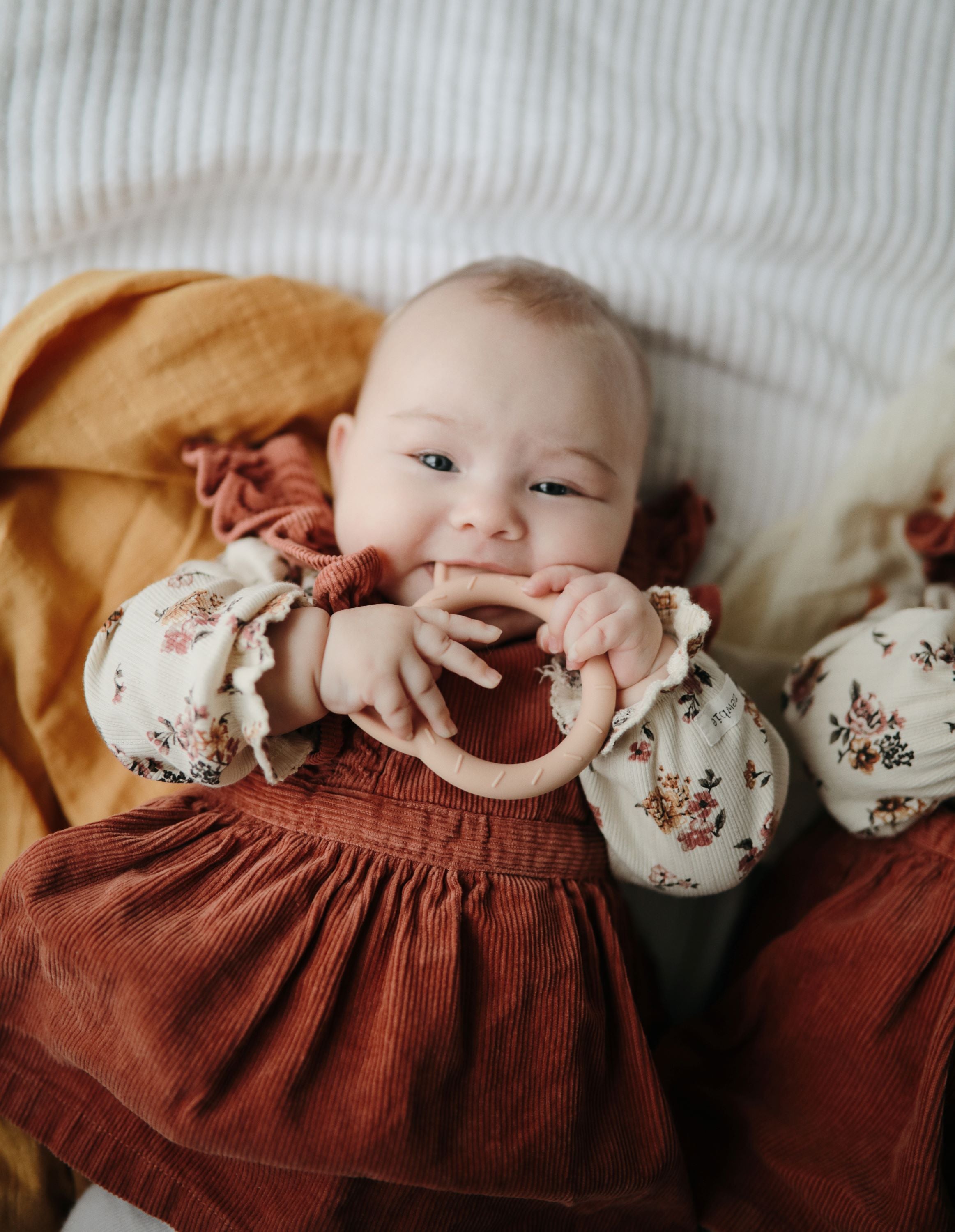 Mushie kramtukas „Katinas“ – Blush