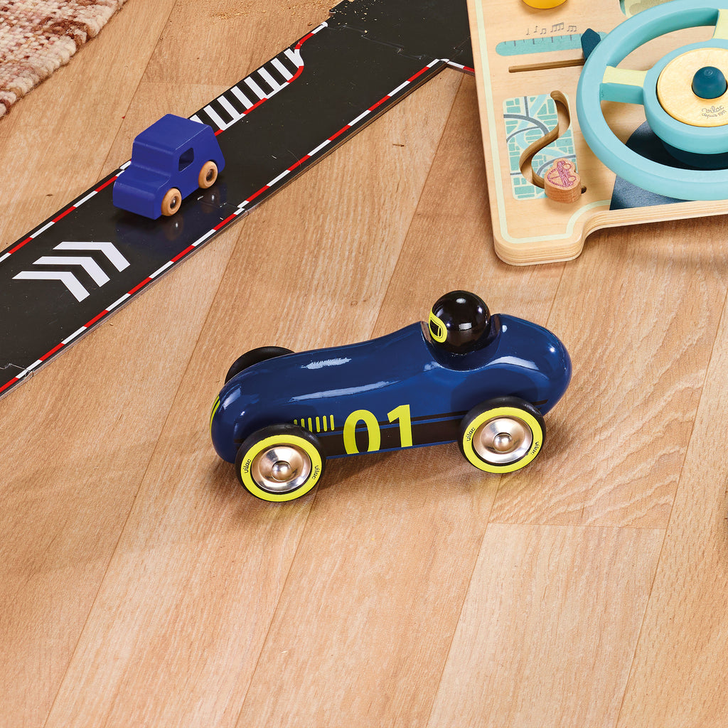 Medinė mašinėlė „Old Sport Compet’“ (tamsiai mėlyna)