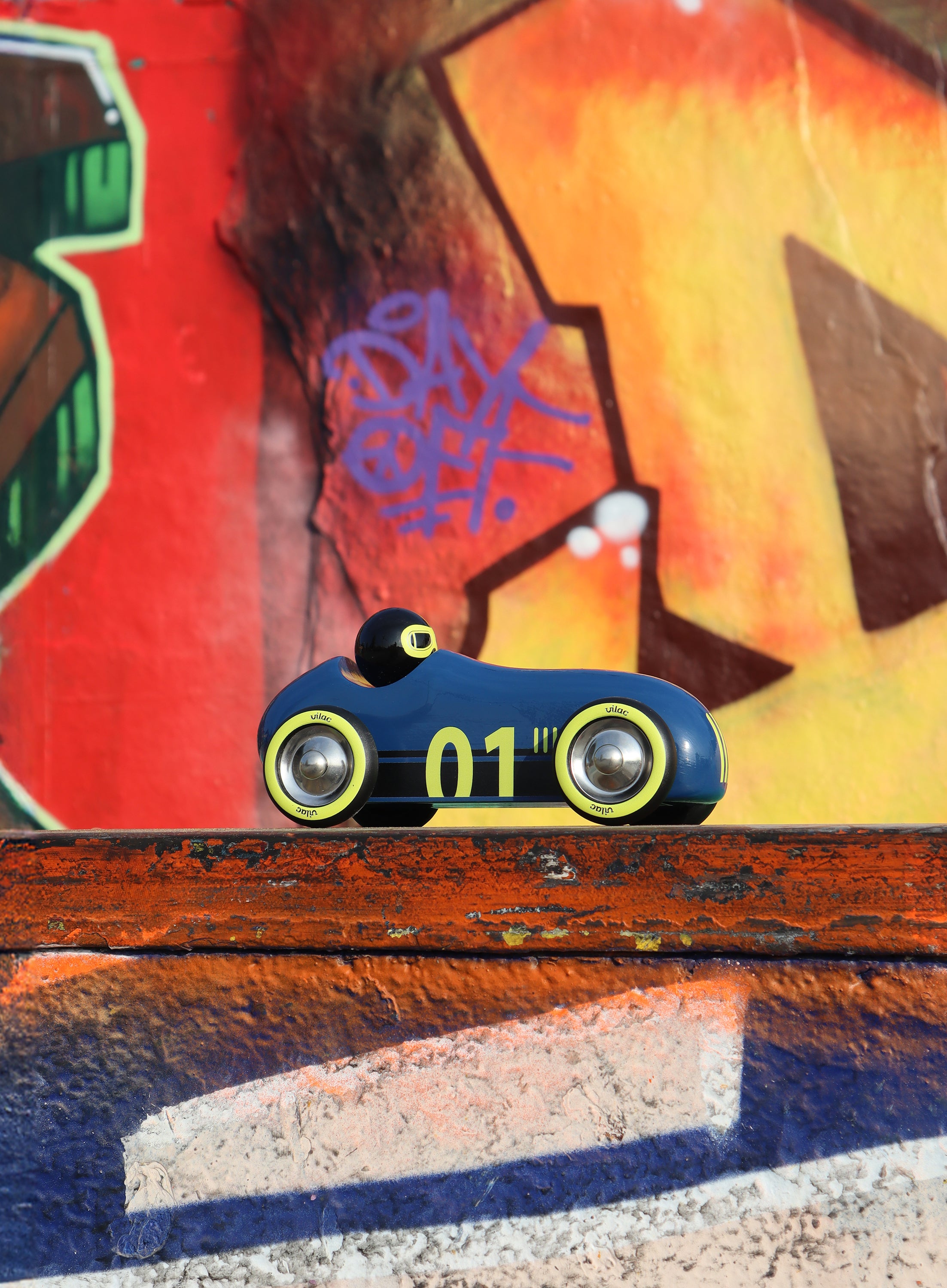 Medinė mašinėlė „Old Sport Compet’“ (tamsiai mėlyna)