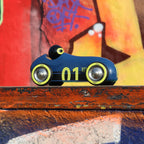 Medinė mašinėlė „Old Sport Compet’“ (tamsiai mėlyna)