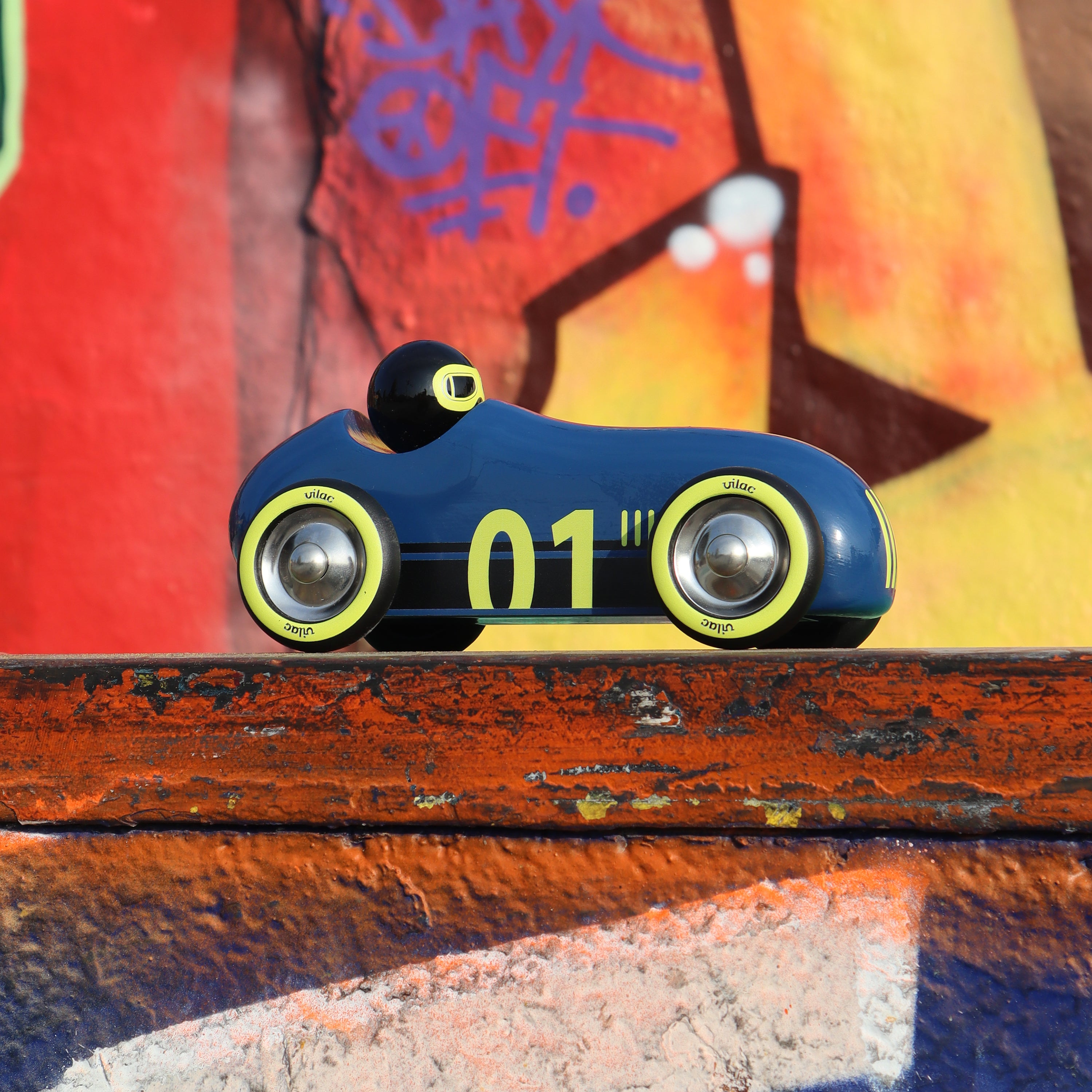 Medinė mašinėlė „Old Sport Compet’“ (tamsiai mėlyna)