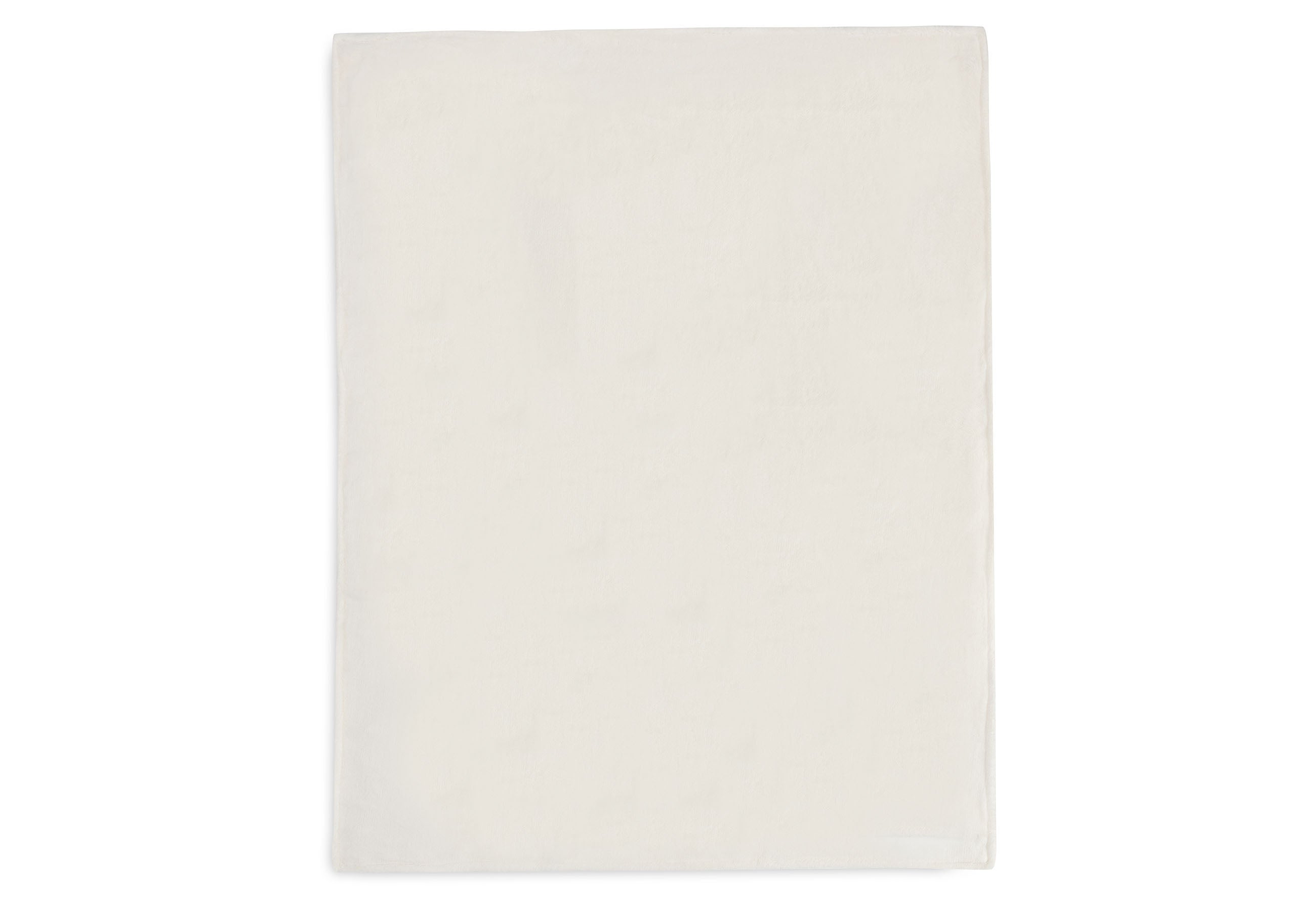 Megzta antklodė 75x100cm Cosy Knit, dramblio kaulo spalvos