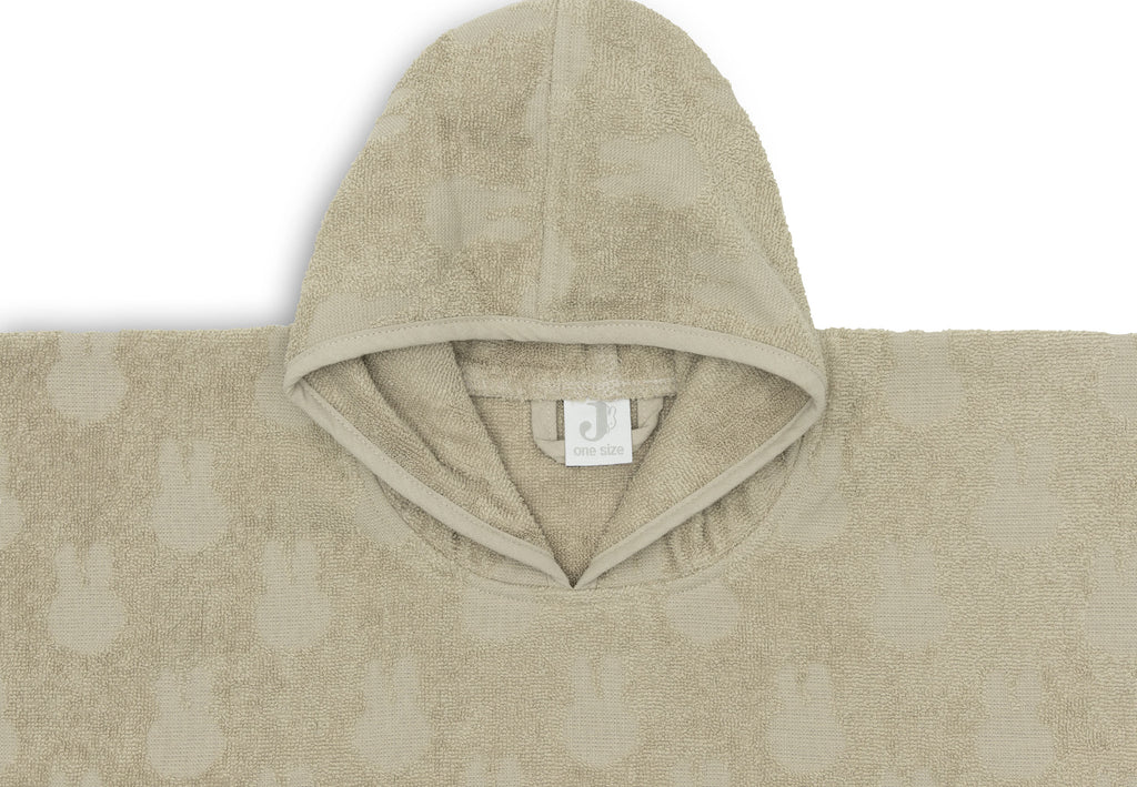 Maudymosi pončas (frotė) „Miffy Jacquard“, alyvuogių žalios spalvos