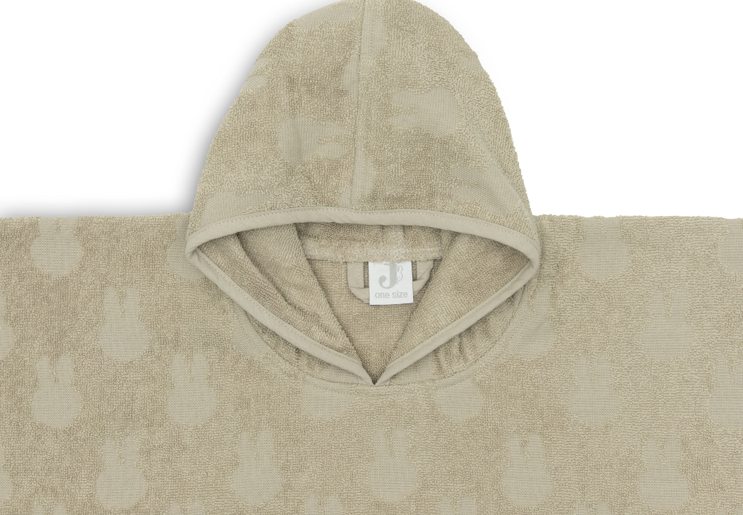 Maudymosi pončas (frotė) „Miffy Jacquard“, alyvuogių žalios spalvos