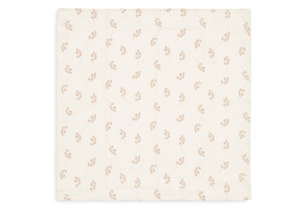 Muslino vystyklai 70×70cm „Twig“, 3 vnt., laukinės rožės spalvos