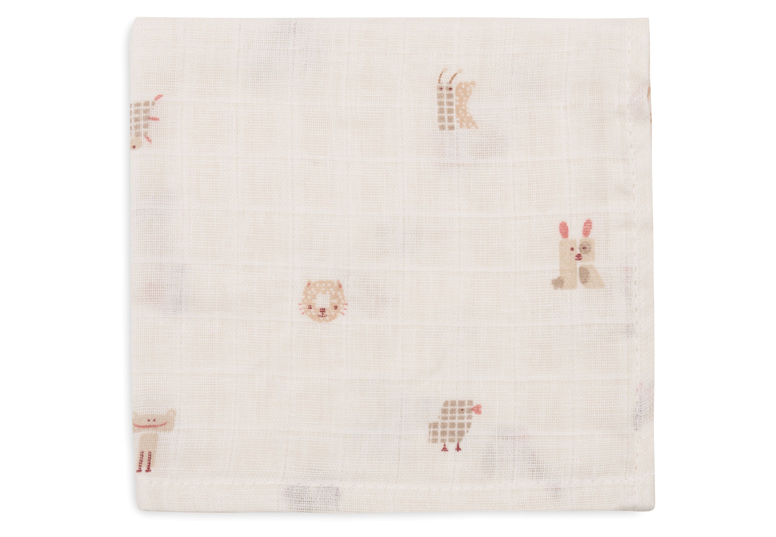 Muslino šluostės burnytei 31×31cm, 3 vnt., įvairiaspalvė