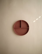 Silikoninė lėkštė su siurbtuku „Suction Plate“ – Cloudy Mauve