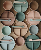 Silikoninė lėkštė „Suction Bowl“ – Cloudy Mauve