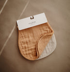 Seilinukai nuo atpylimo „Burp Cloth“, 2 vnt. – Fall Yellow/Fog