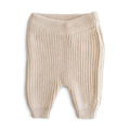 Storai megztos kelnės „Chunky Knit Pants“ – Beige, 6–9 mėn.