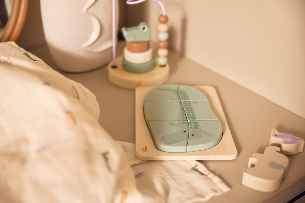 Medinis karoliukų labirintas „Jungle Jambo“, jūros žalios spalvos