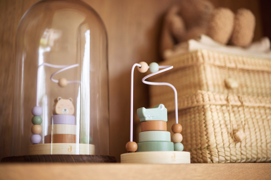 Medinis karoliukų labirintas „Jungle Jambo“, jūros žalios spalvos