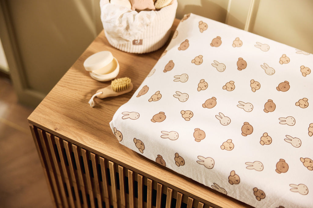 Vystymo antklodė „Miffy Jacquard Teddy“, biskvito spalvos