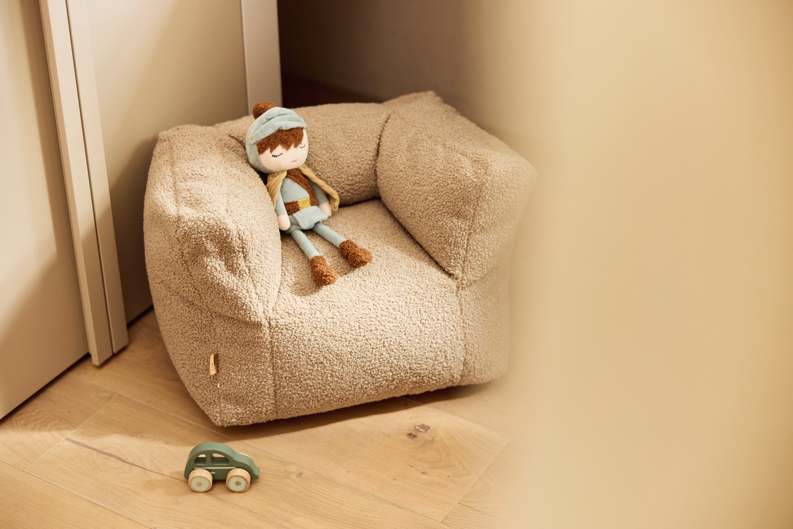 Vaikiška sėdmaišio kėdutė „Kids Chair Beanbag“ – Teddy
