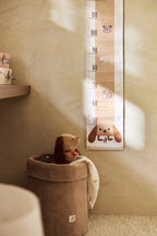 Daiktų krepšelis „Cloudy Rib“, kavos su pienu spalvos