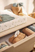 Drėgnų servetėlių dėklas (muslinas), biskvito spalvos