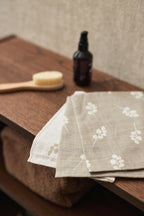 Muslino prausimosi šluostės „Twig“, 3 vnt., alyvuogių žalios spalvos