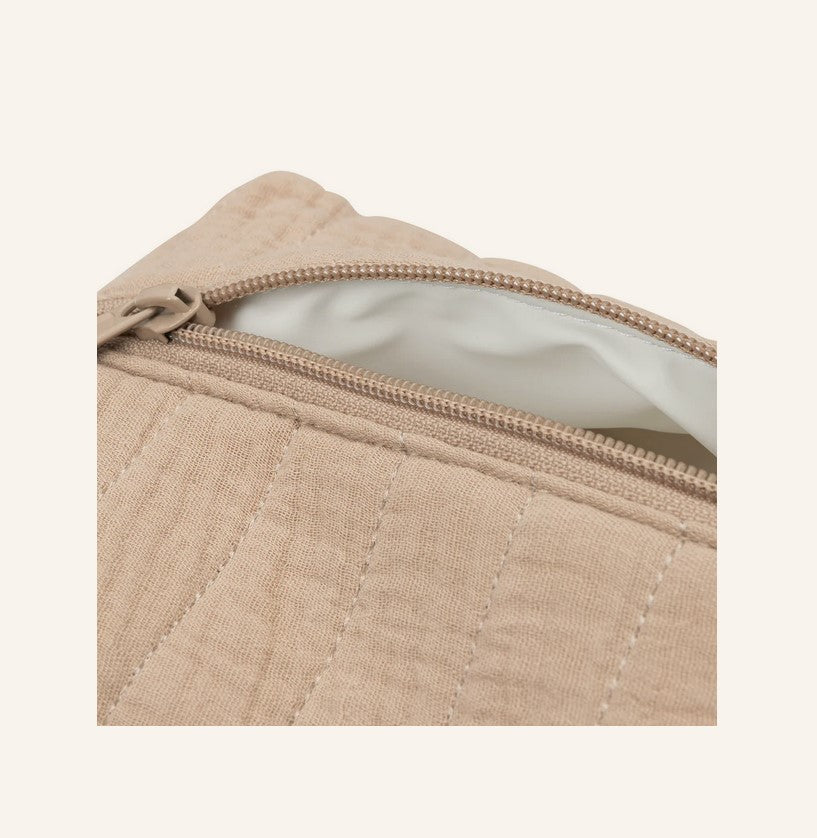 Drėgnų servetėlių dėklas (muslinas), biskvito spalvos