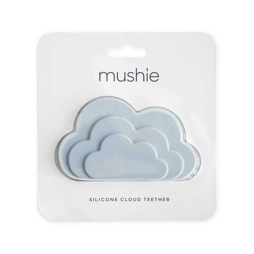 Mushie kramtukas „Debesis“ – Gray