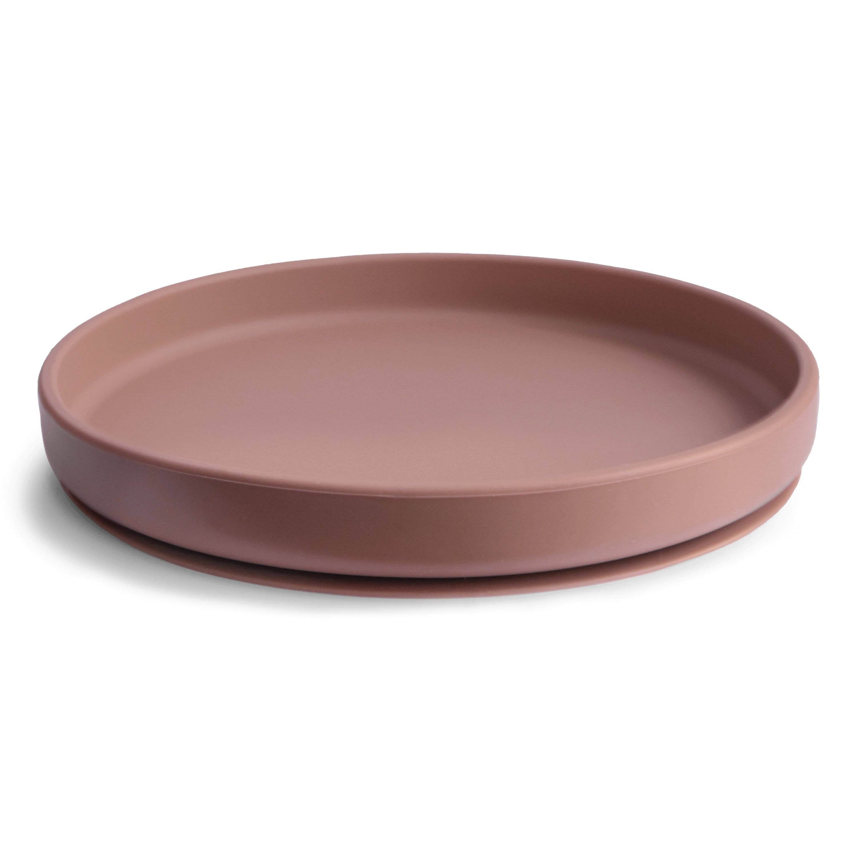 Klasikinė silikoninė lėkštė „Classic Suction Plate“ – Cloudy Mauve