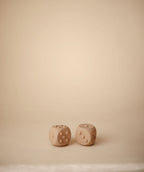 Spaudžiamas žaislas „Kauliukai“, 2 vnt. – Blush/Shifting Sands