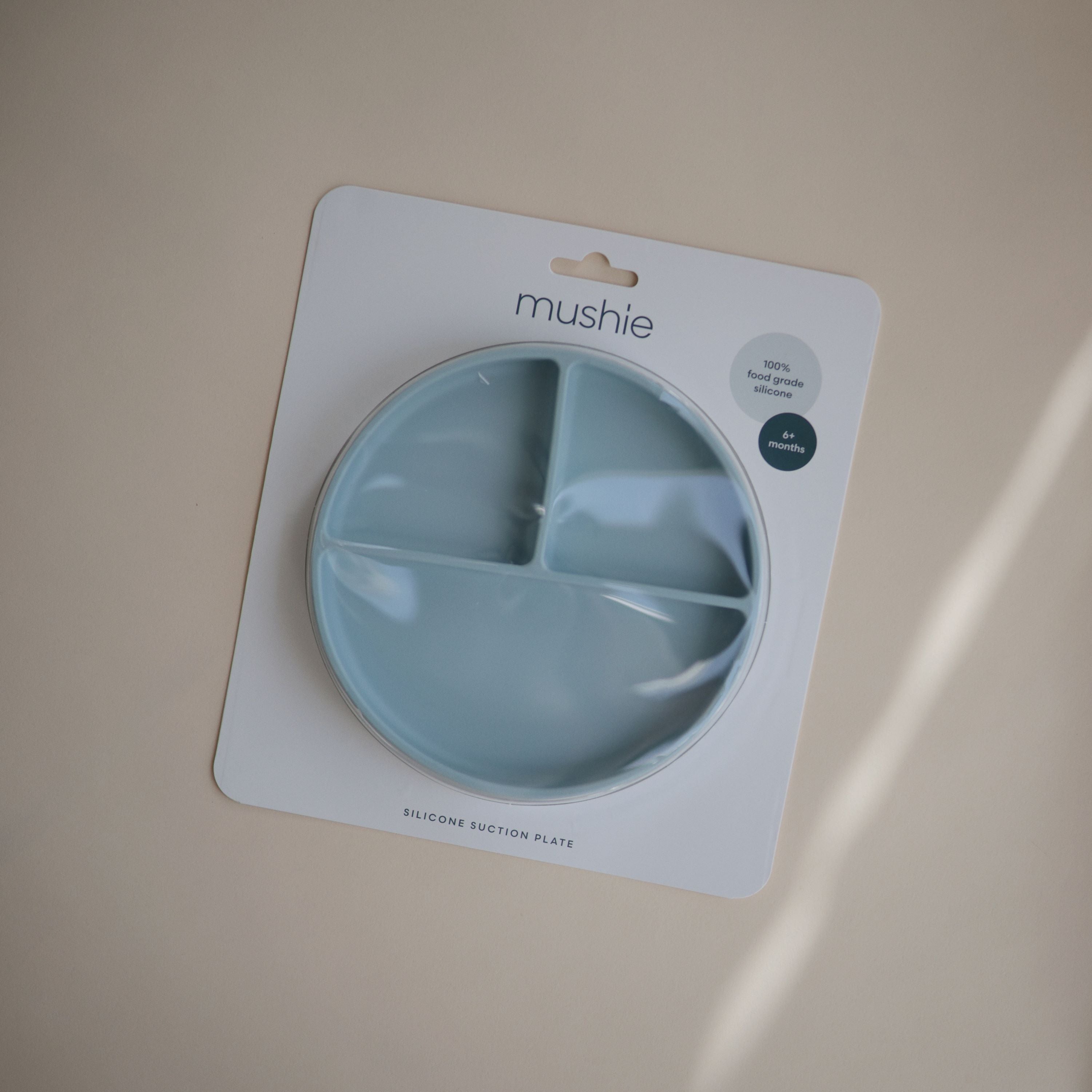 Silikoninė lėkštė su siurbtuku „Suction Plate“ – Stone