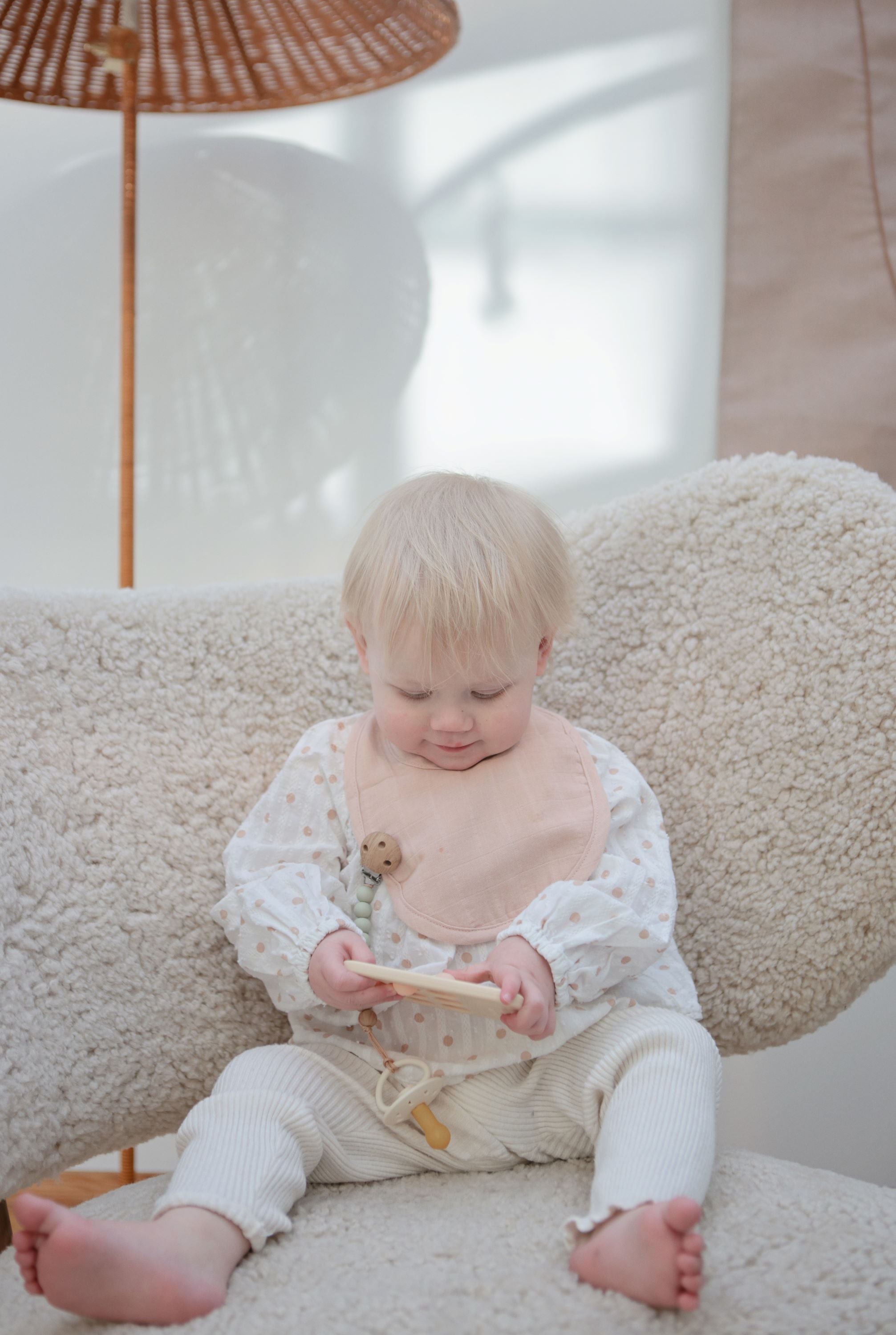 Mushie muslino seilinukai, 2 vnt. – Roman Green/Fog