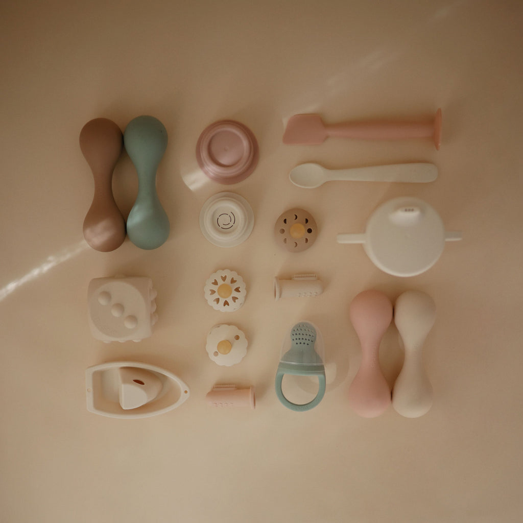 Silikoninis barškutis kūdikiui – Čiobrelis