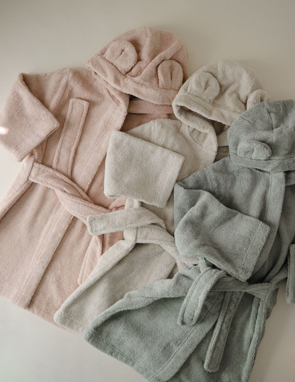 Meškiuko chalatas „Bear Robe“ – Fog, 2–4 m.