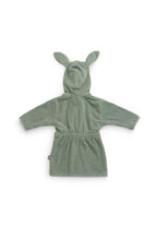 Vaikiškas chalatas 1–2 m., pelenų žalios spalvos