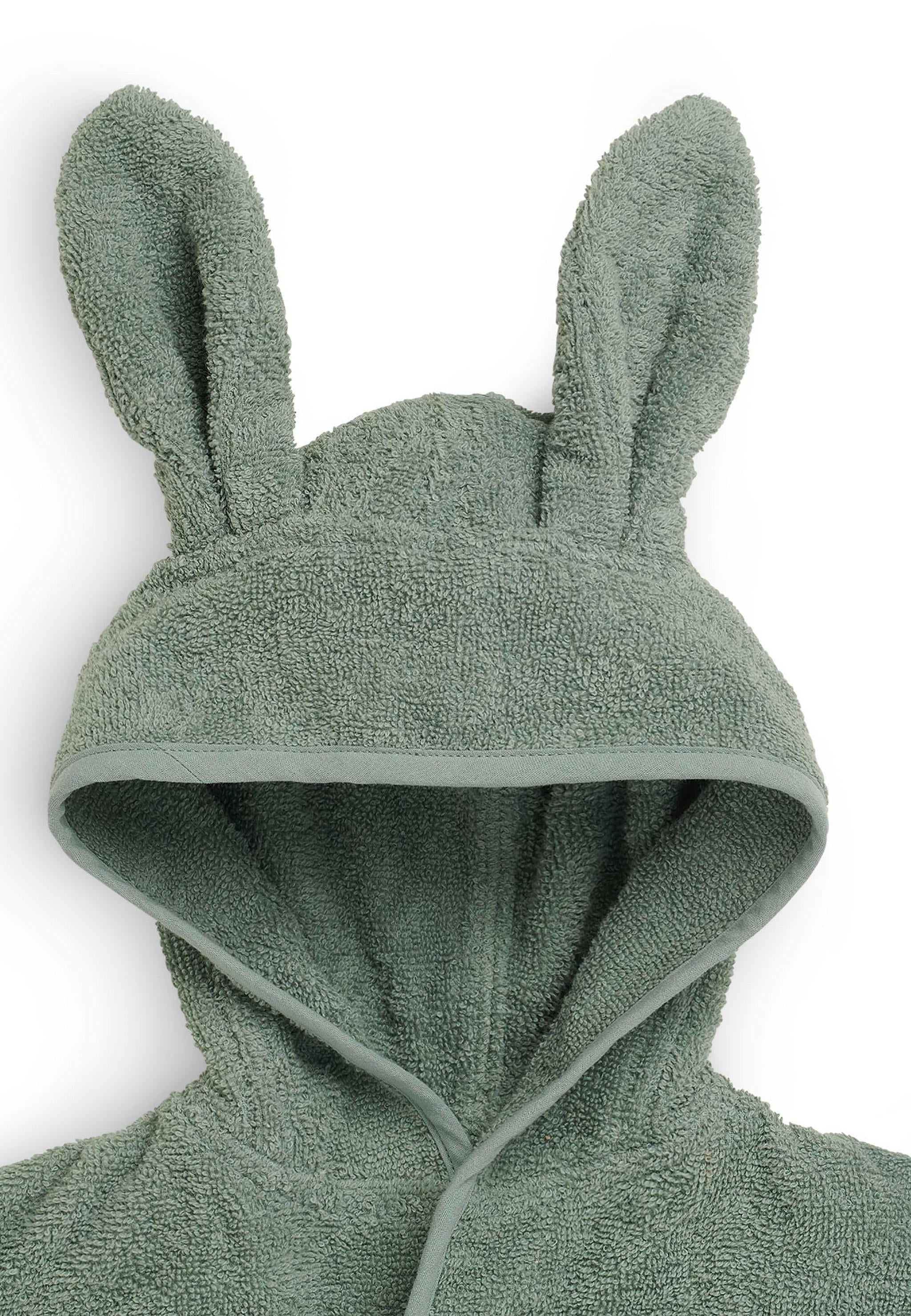 Vaikiškas chalatas 1–2 m., pelenų žalios spalvos