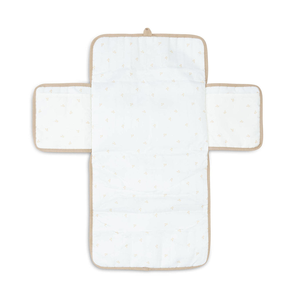 Nešiojamas vystymo kilimėlis (muslinas), biskvito spalvos