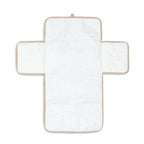 Nešiojamas vystymo kilimėlis (muslinas), biskvito spalvos