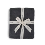 Megztas kūdikio pledukas „Textured Dots“ – Mustard Melange