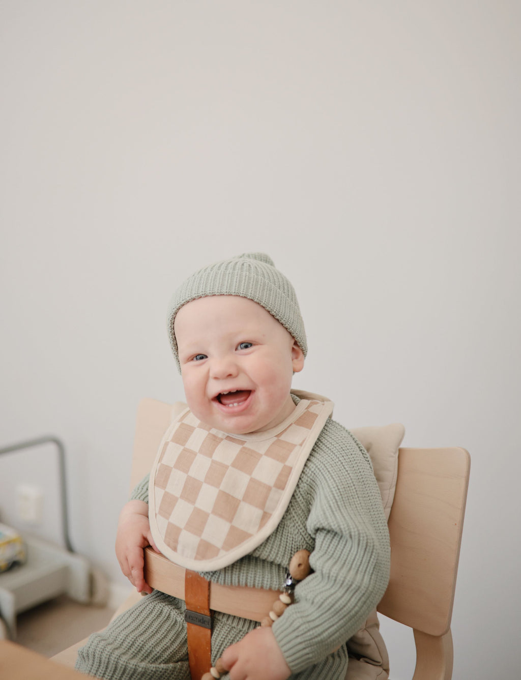 Mushie muslino seilinukai, 2 vnt. – Roman Green/Fog