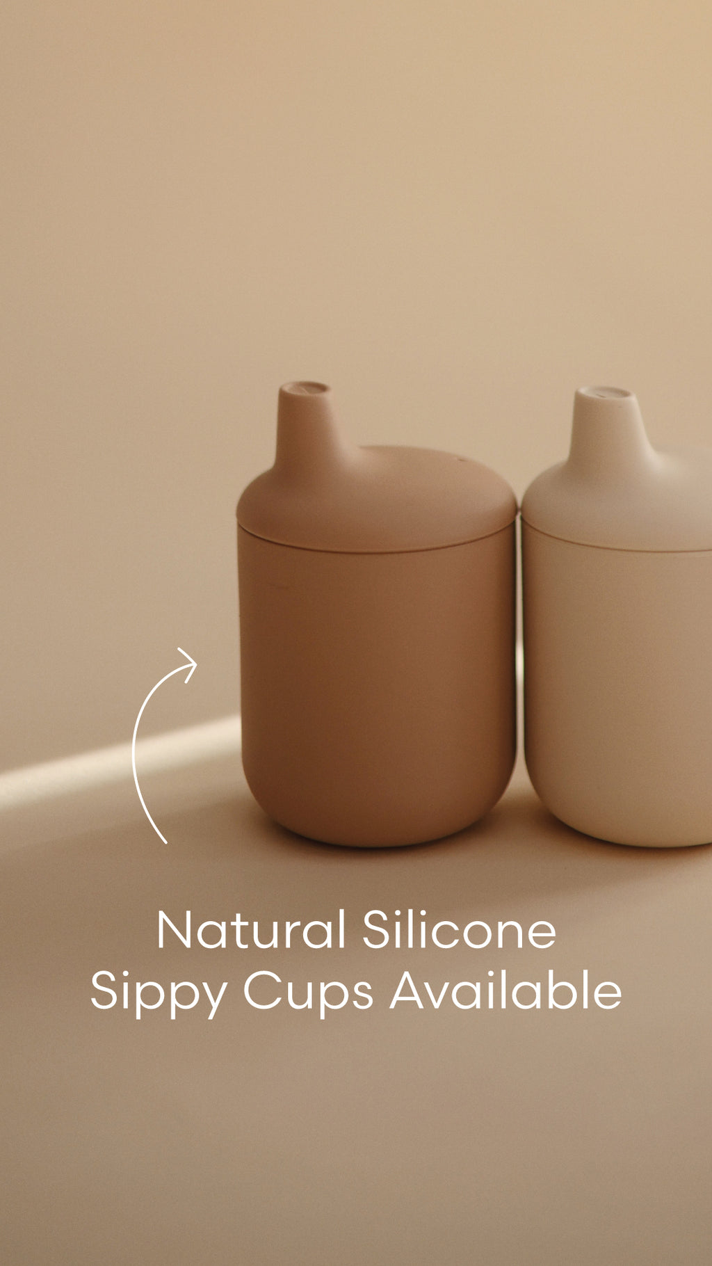 Silikoninė gertuvė „Sippy Cup“ – Natural