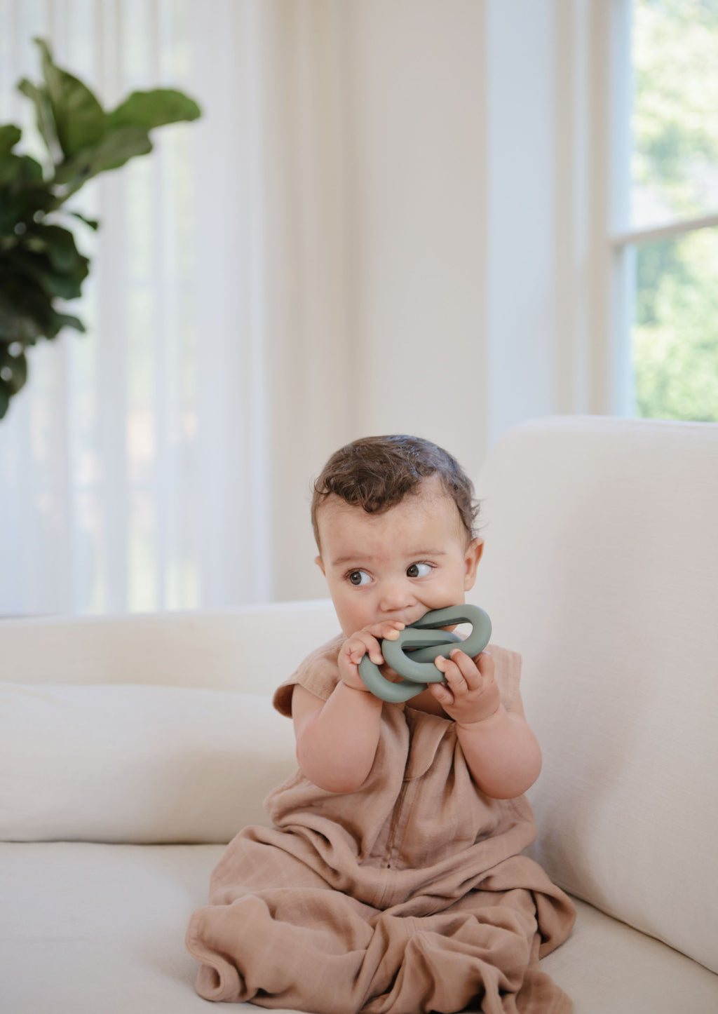 Mushie muslino miegmaišis „Sleep Bag“ – Blush