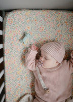 Storai megzta kepurė „Chunky Knit Beanie“ – Blush, 3–6 mėn.