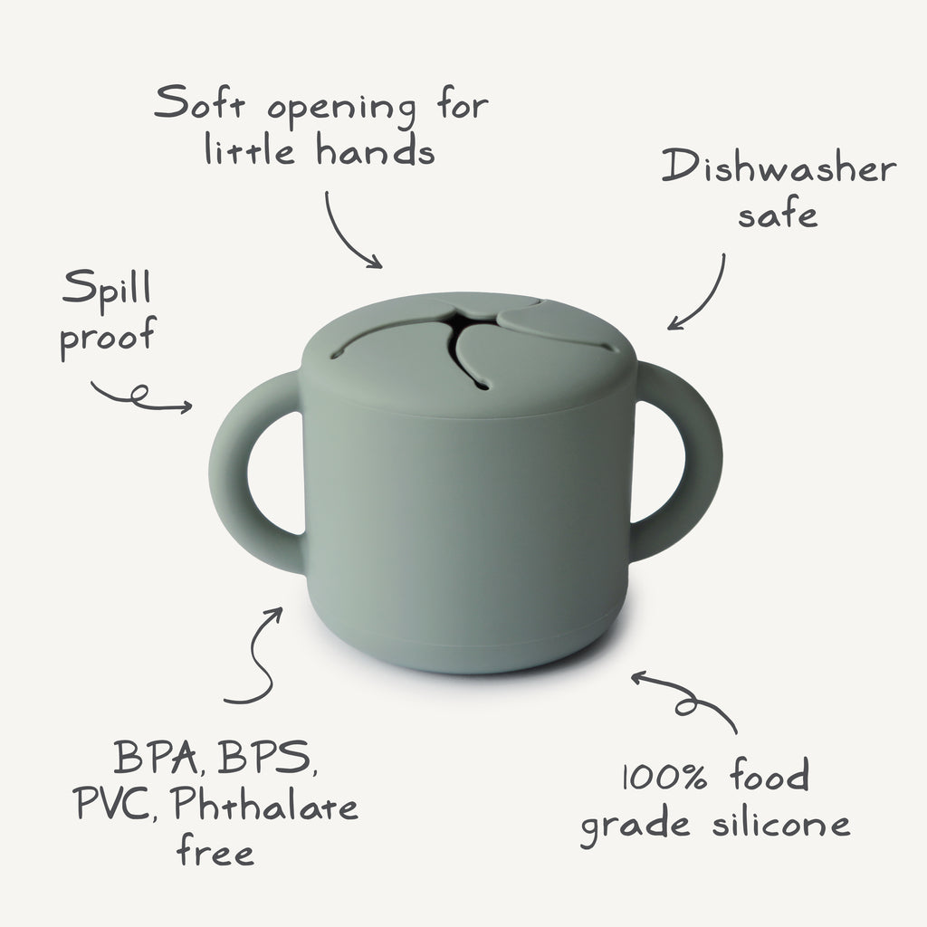 Silikoninė užkandžių taurė „Snack Cup“ – Stone