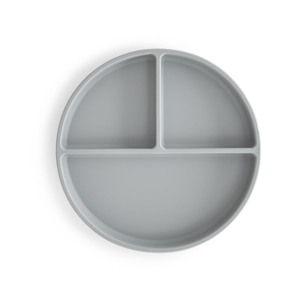 Silikoninė lėkštė su siurbtuku „Suction Plate“ – Stone