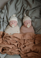 Rumbuotas kūdikio pledukas „Ribbed Blanket“ – Tan