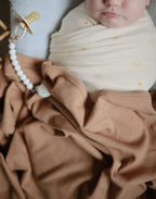 Rumbuotas kūdikio pledukas „Ribbed Blanket“ – Tan